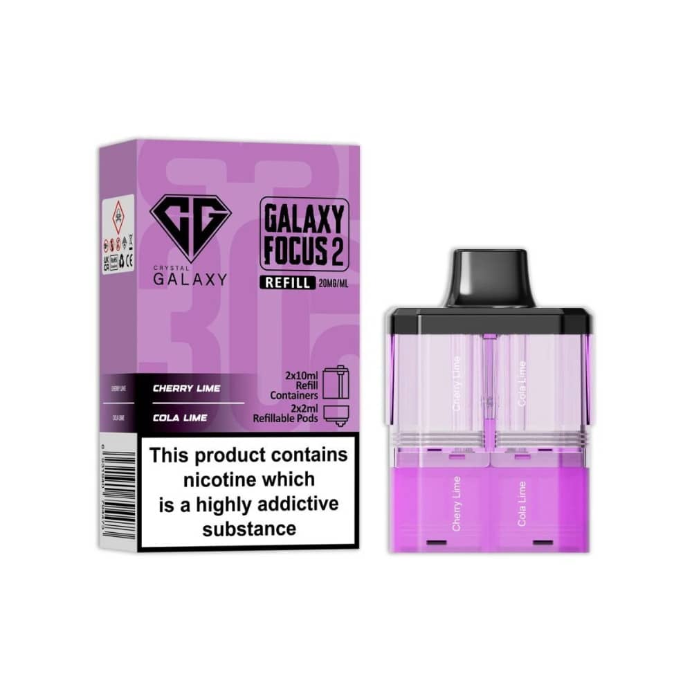 Crystal Galaxy 30k Focus 2 Pods Cherry Lime / Cola Lime