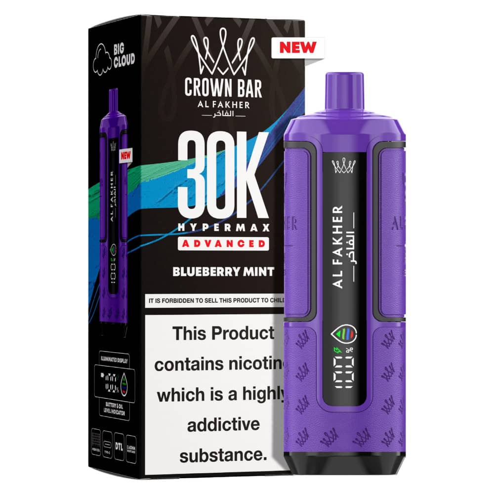 Al Fakher 30k Hypermax Blueberry Mint