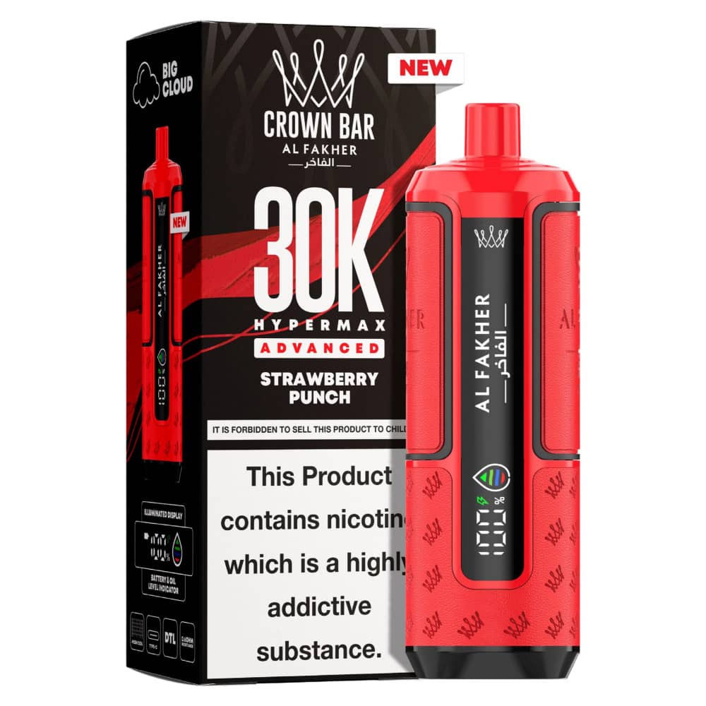 Al Fakher 30k Hypermax Strawberry Punch