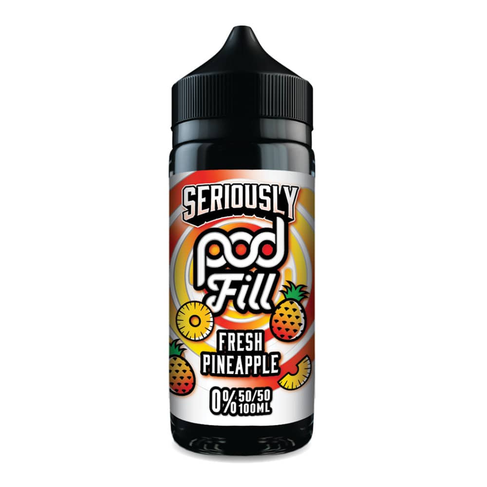 Doozy Vape Seriously Pod Fill 100ml E-Liquids Fresh Pineapple