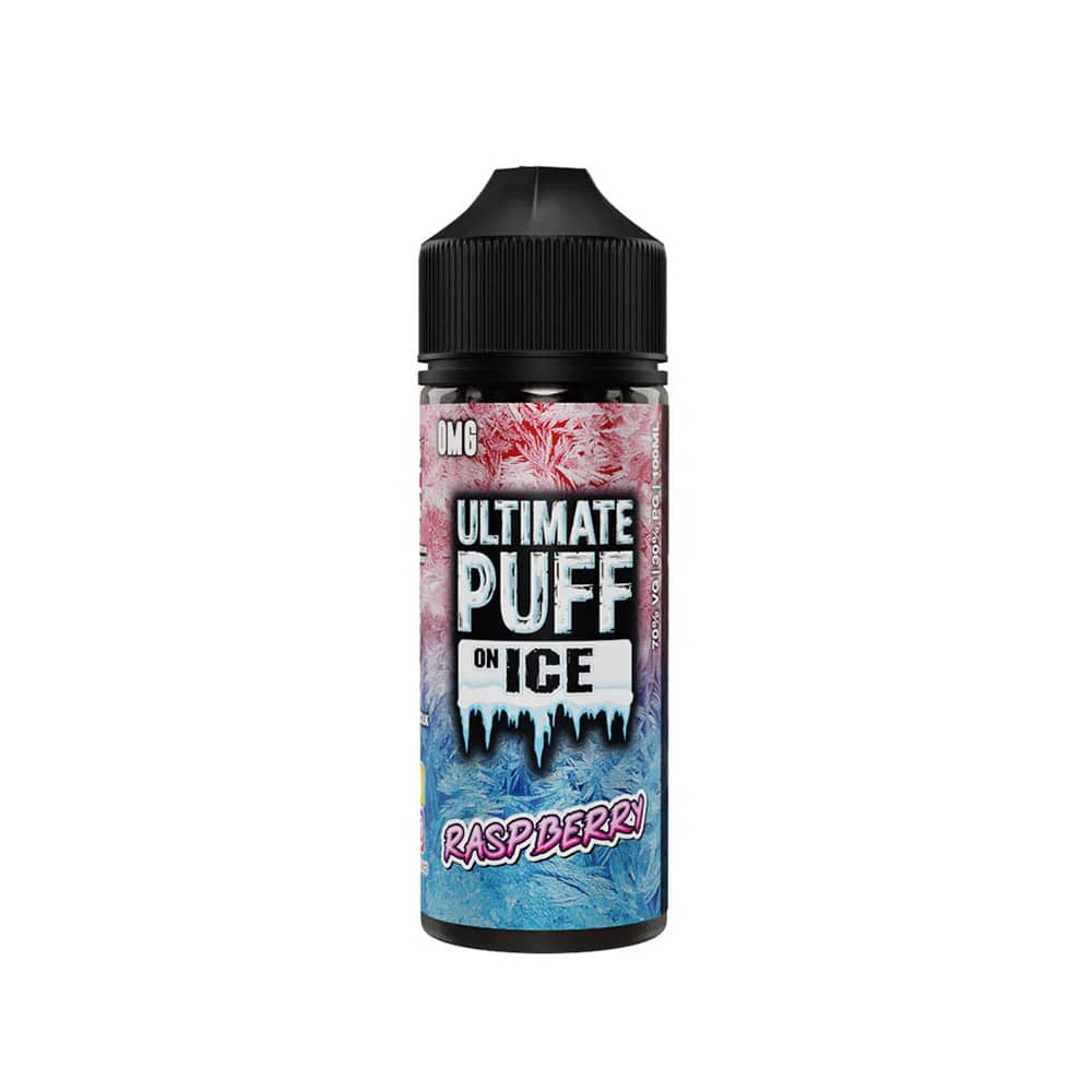 Ultimate Puff on Ice 100ml E-Liquids Raspberry