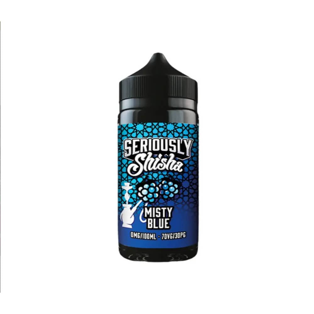 Doozy Vape Seriously Shisha 100ml E-Liquids Misty Blue