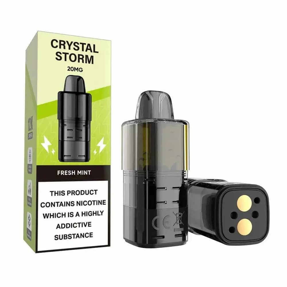 Crystal Strom Bar 12k Refill Pods Fresh Mint