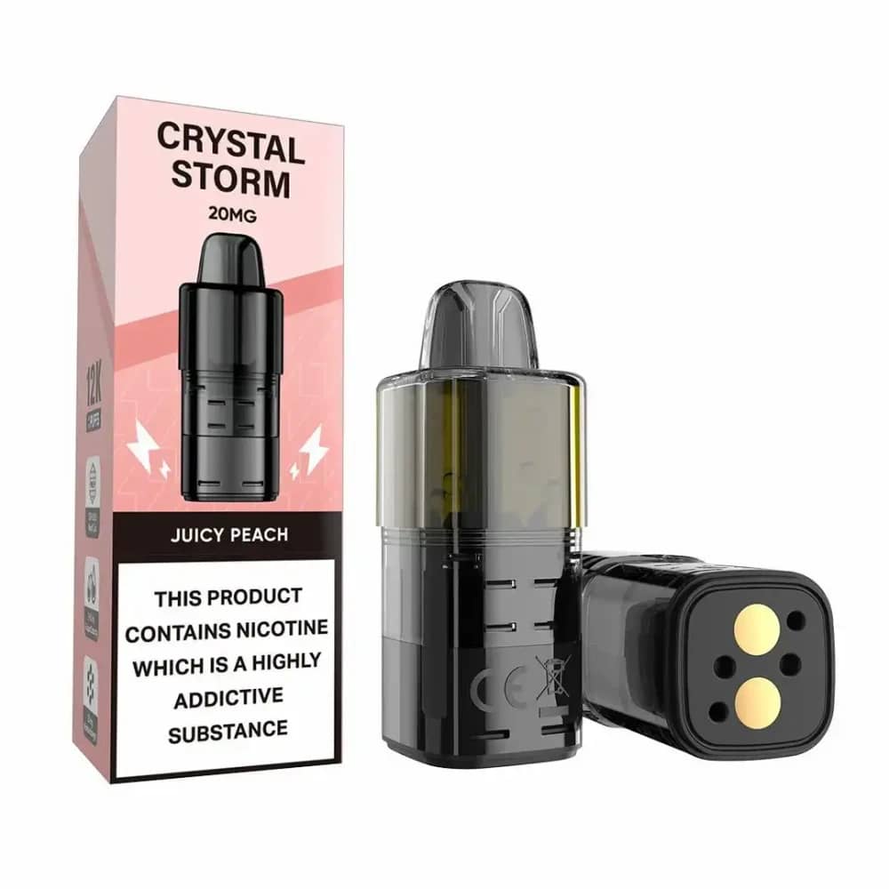 Crystal Strom Bar 12k Refill Pods Juicy Peach