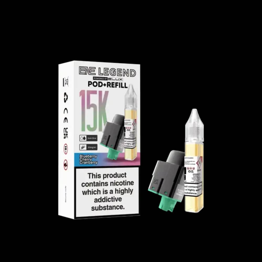 Elux Ene Legend 15k Refill Pods Blueberry Cherry Cranberry