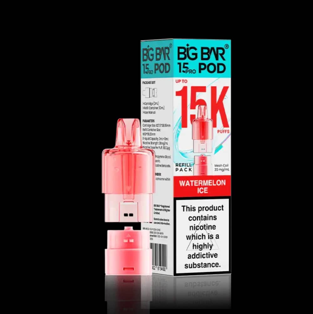 Big Bar Pro 15k Refill Pods Watermelon Ice