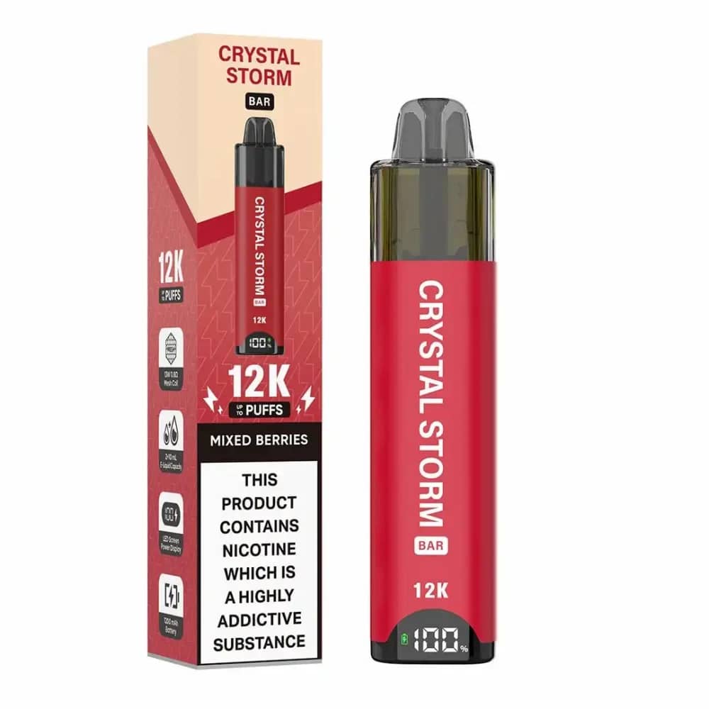 Crystal Strom Bar 12k Vape Kit Mix Berry