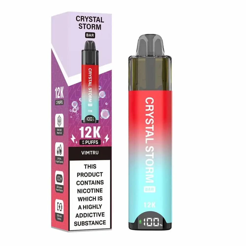 Crystal Strom Bar 12k Vape Kit Vimtru