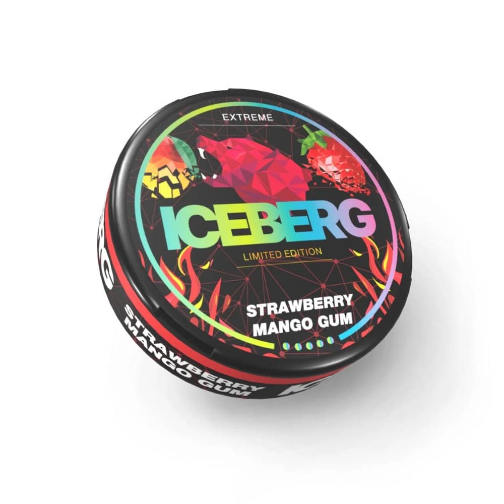 Iceberg Nicotine Pouches Strawberry Mango Gum