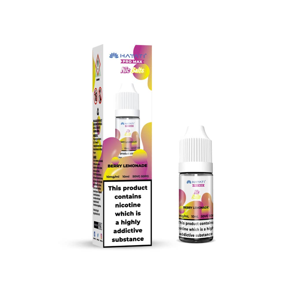 Hayati Pro Max Nic Salts E-Liquids 10ml Berry Lemonade 10mg