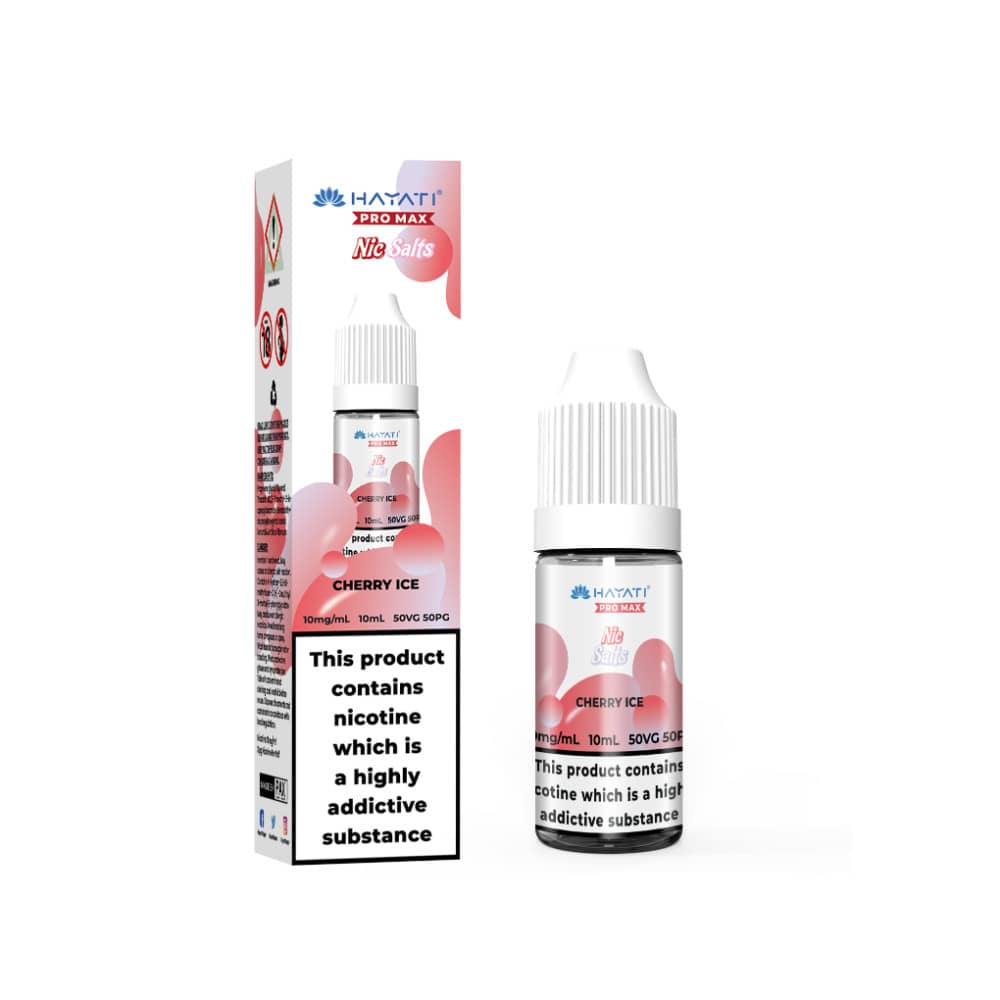 Hayati Pro Max Nic Salts E-Liquids 10ml Cherry Ice 10mg