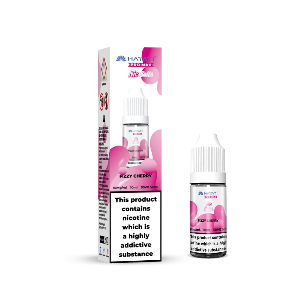 Hayati Pro Max Nic Salts E-Liquids 10ml Fizzy Cherry 10mg