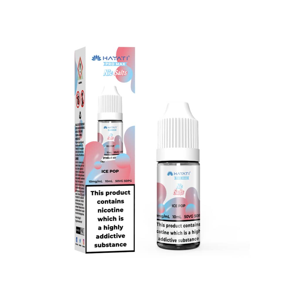 Hayati Pro Max Nic Salts E-Liquids 10ml Ice Pop 10mg