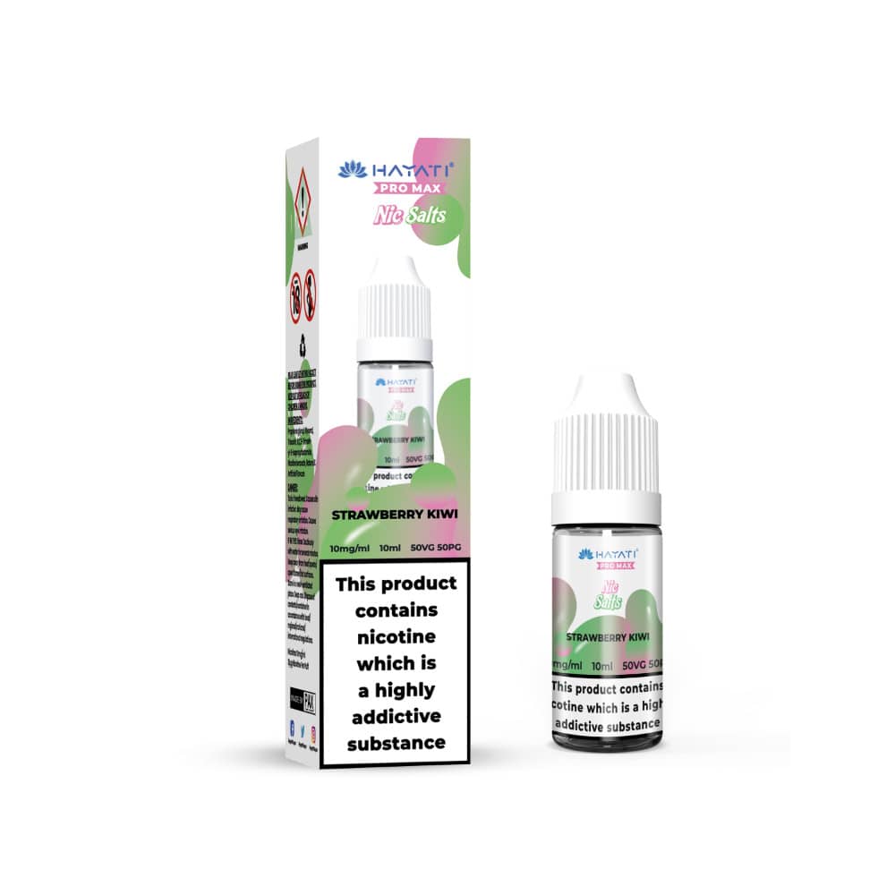 Hayati Pro Max Nic Salts E-Liquids 10ml Strawberry Kiwi 10mg