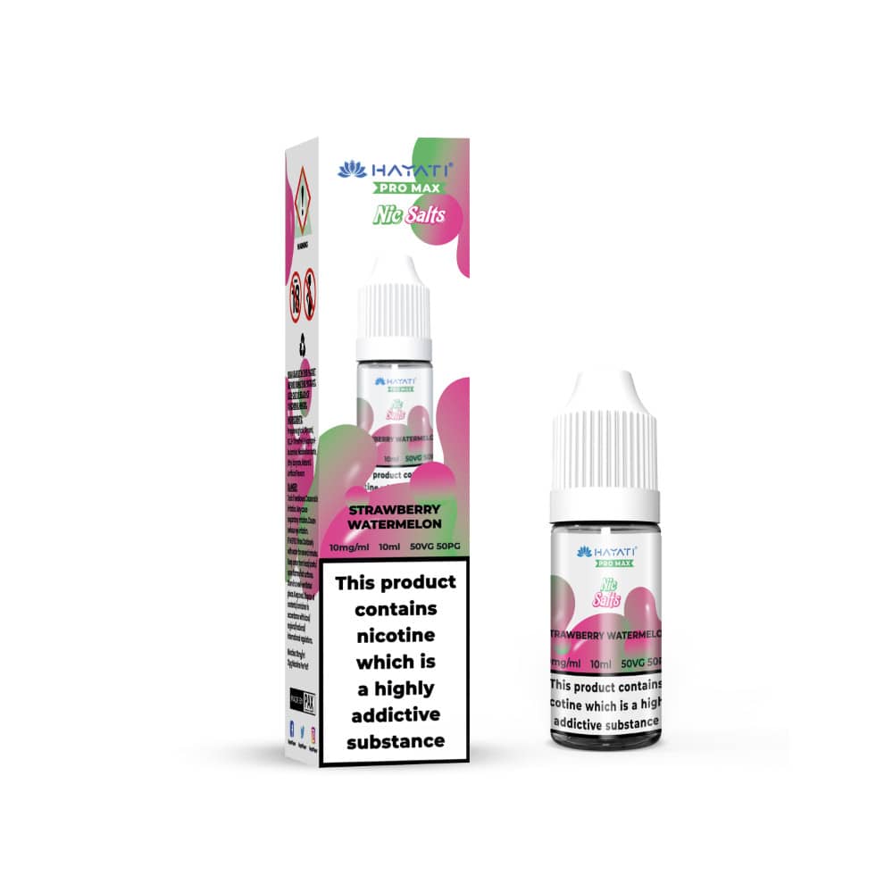 Hayati Pro Max Nic Salts E-Liquids 10ml Strawberry Watermelon 10mg