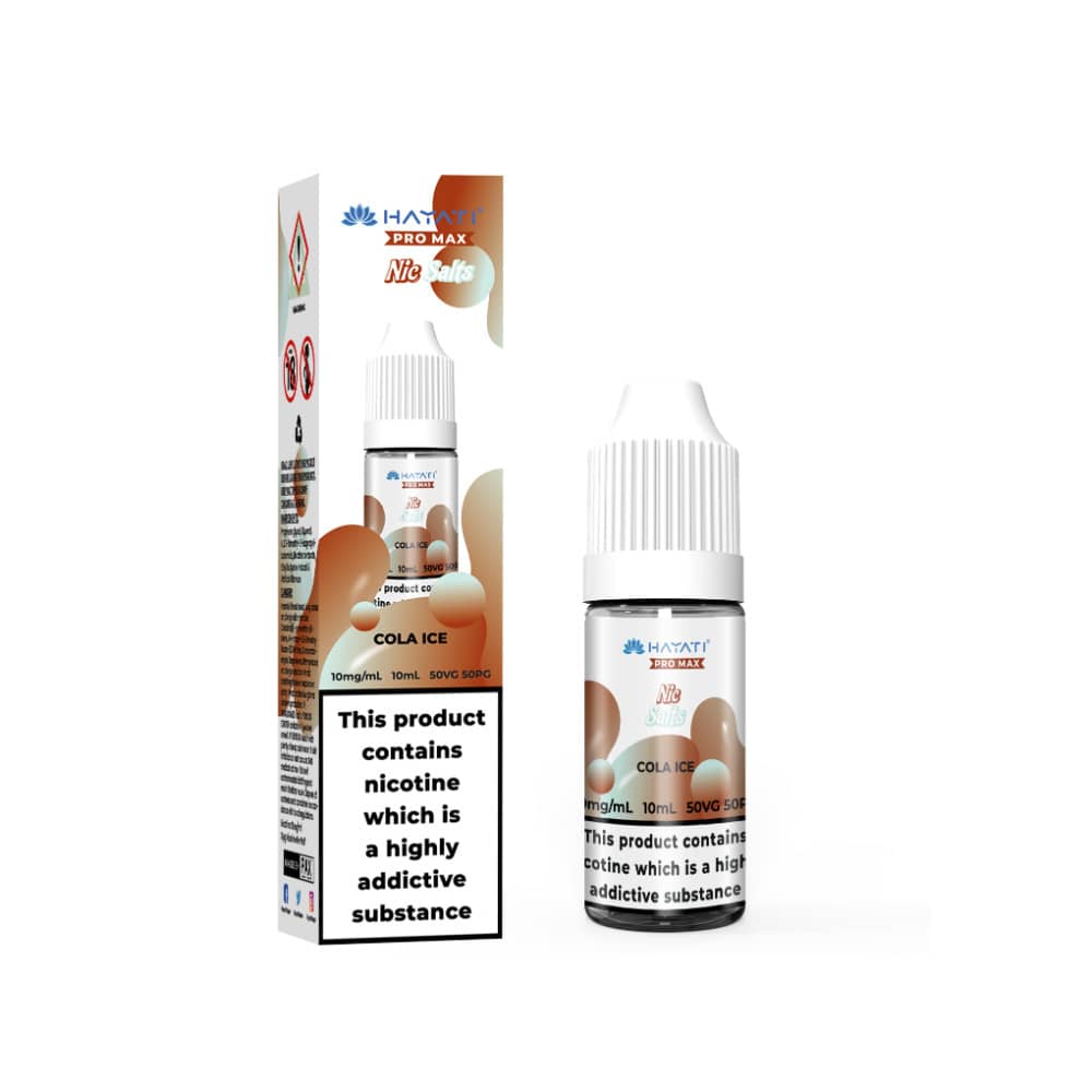 Hayati Pro Max Nic Salts E-Liquids 10ml Cola Ice 20mg