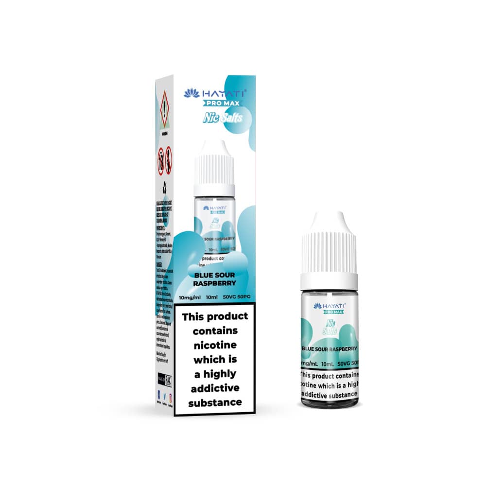 Hayati Pro Max Nic Salts E-Liquids 10ml Blue Sour Raspberry 20mg