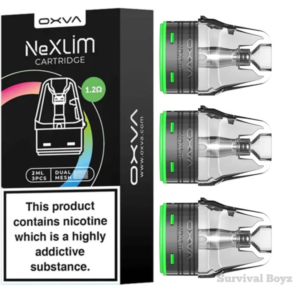 Oxva Nexlim Replacement Pods 3 Packs 1.2ohm