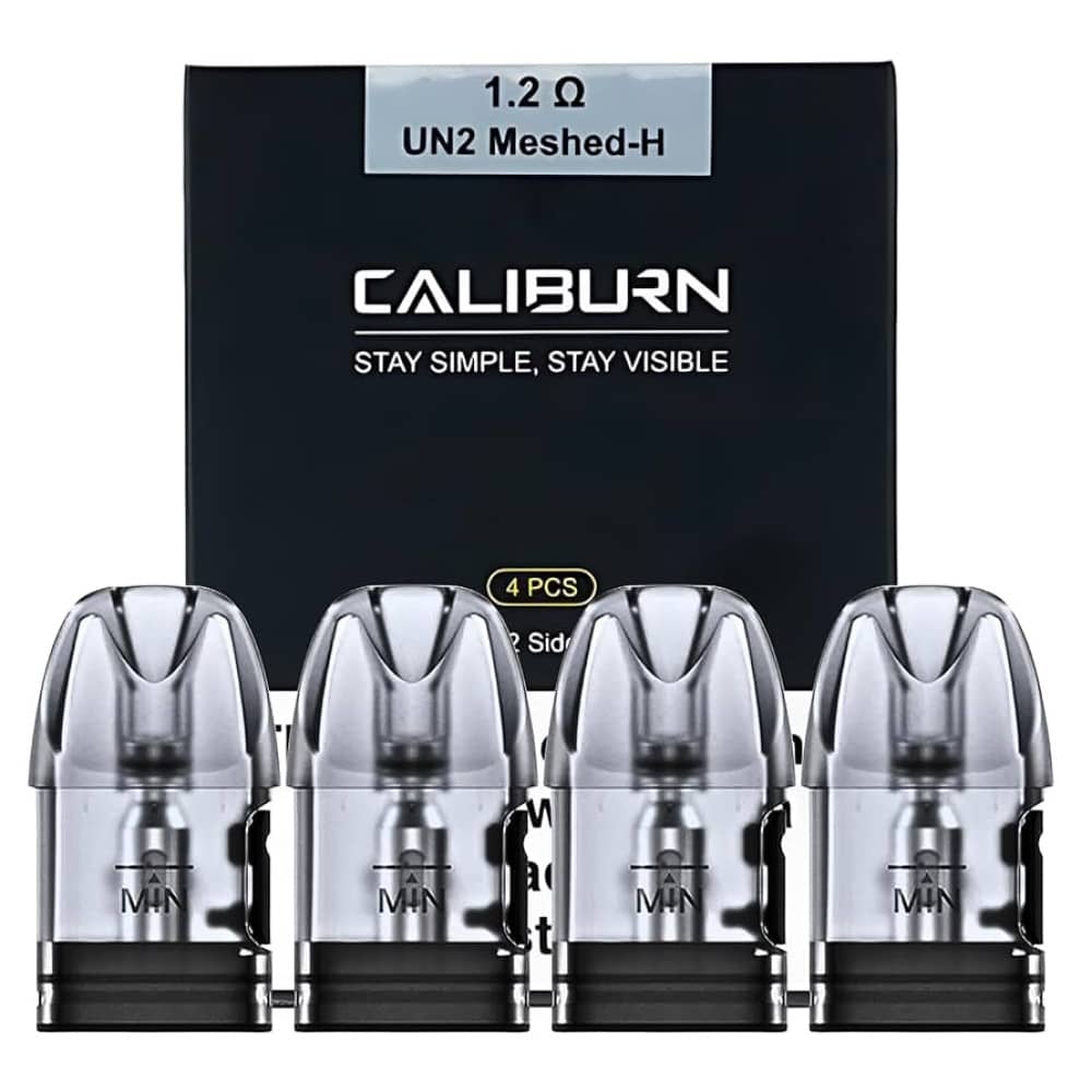 Uwell Caliburn A2 Replacement Pods 4 Packs 1.2ohm