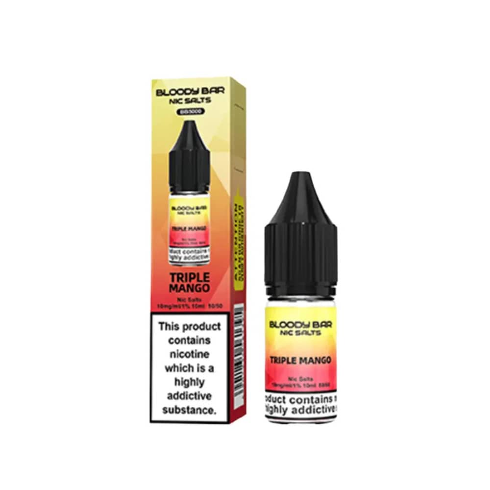 Bloody Bar Nic Salts e liquids 10ml Triple Mango 20mg