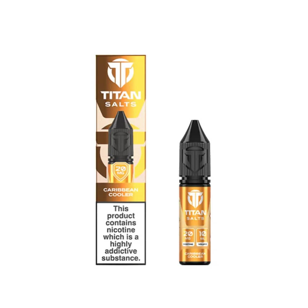 Titan Nic Salts e liquids 10ml Caribbean Cooler 20mg