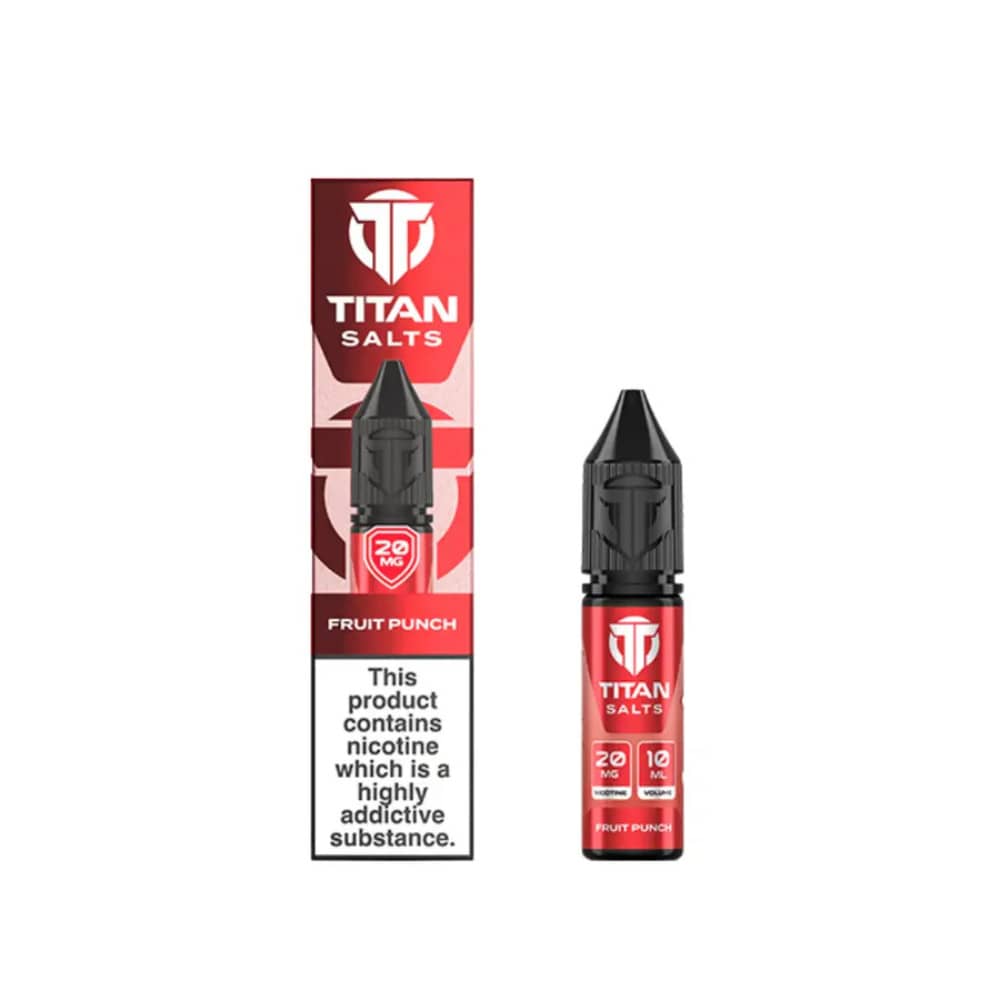 Titan Nic Salts e liquids 10ml Fruit Punch 10mg