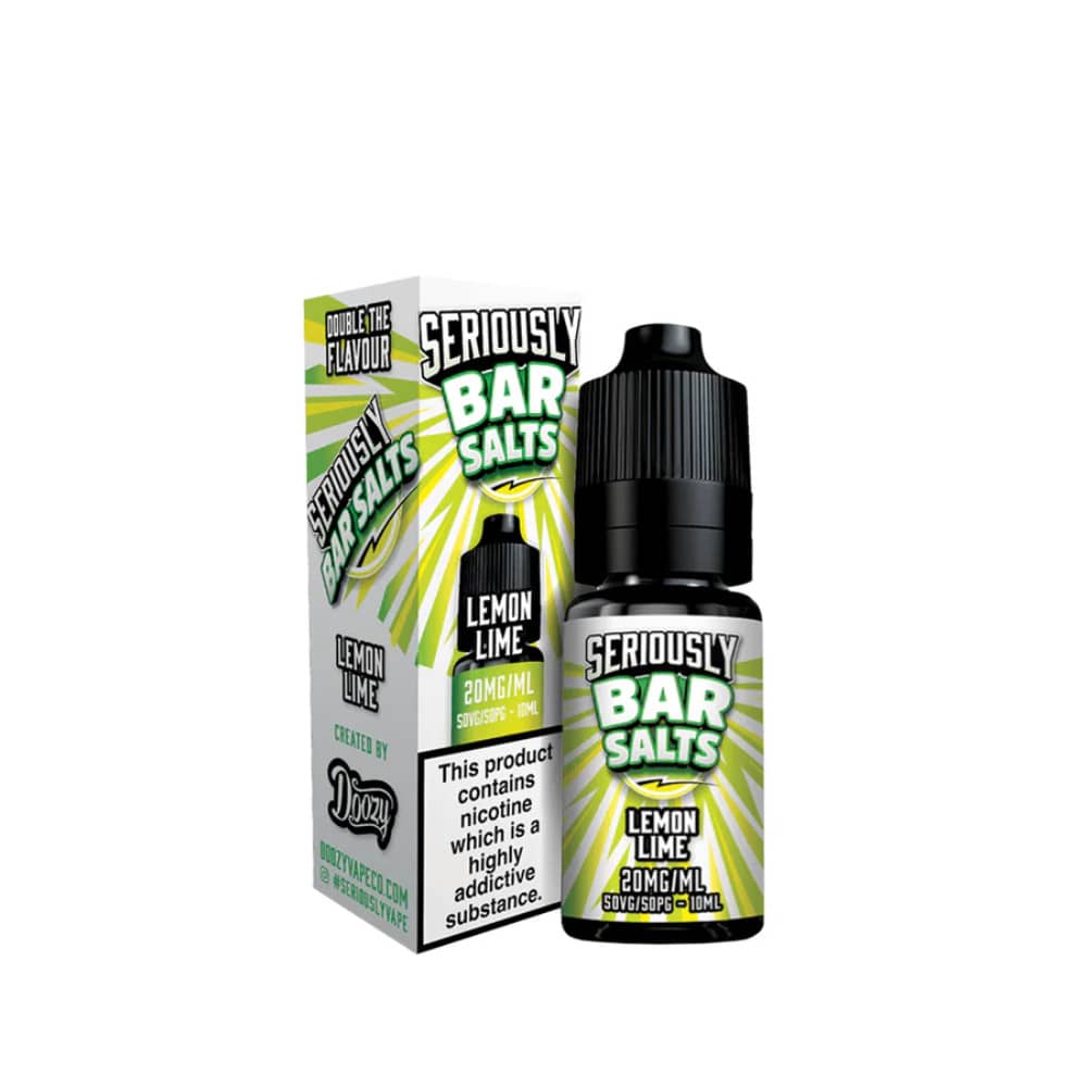 Doozy Seriously Bar Salts 10ml e liquids 10ml Lemon Lime 10mg