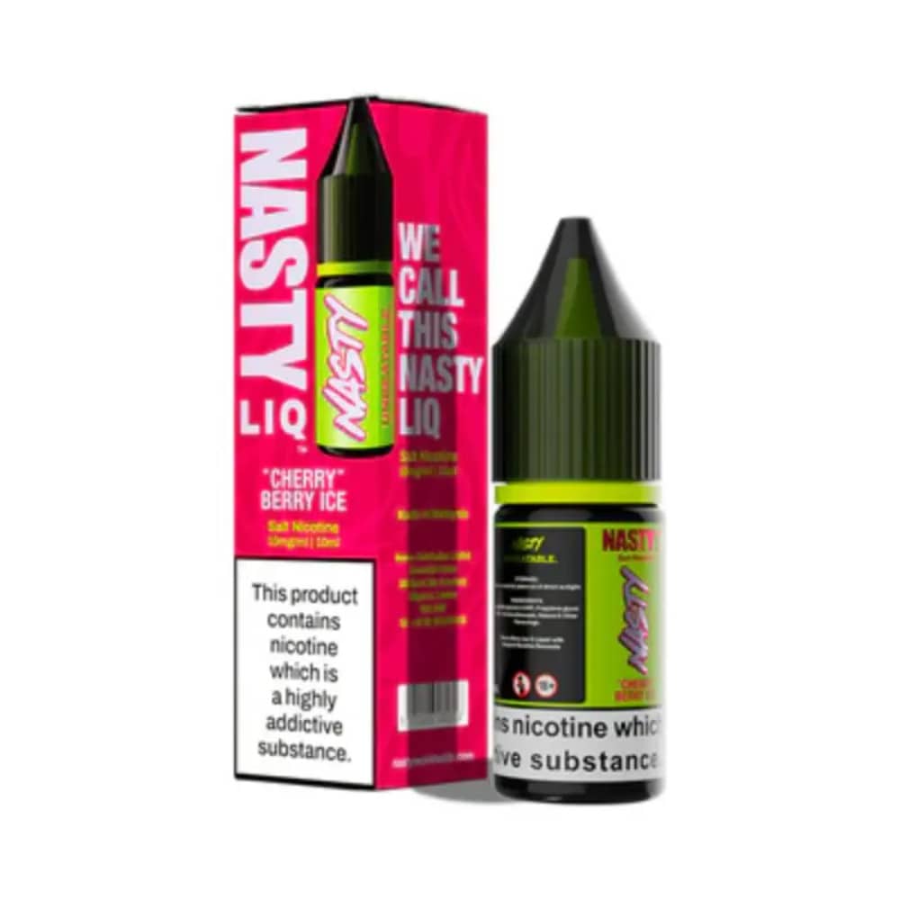 Nasty Liq Nic Salts e liquids 10ml Cherry Berry Ice 20mg