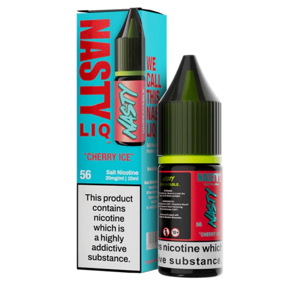 Nasty Liq Nic Salts e liquids 10ml Cherry Ice 20mg