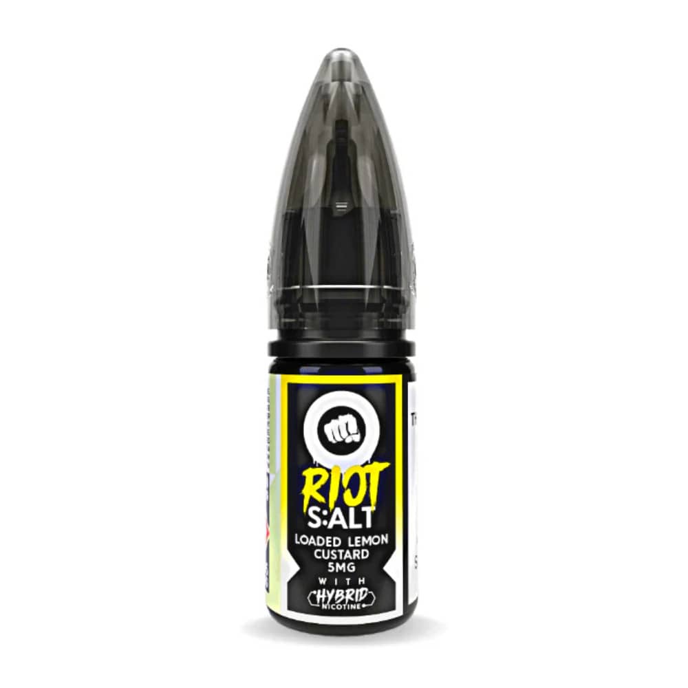 Riot Squad Nic Salt e liquids 10ml Lemon Custard 10mg