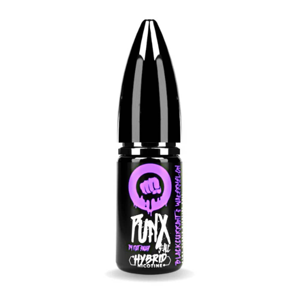 Riot Squad Punx Nic Salts e liquids 10ml Blackcurrant & Watermelon 20mg