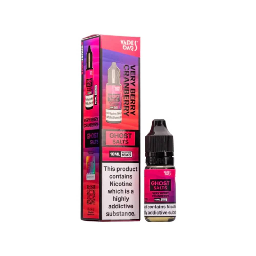 Ghost 3500 Nic Salts e liquids 10ml Very Bery Cranberry 20mg