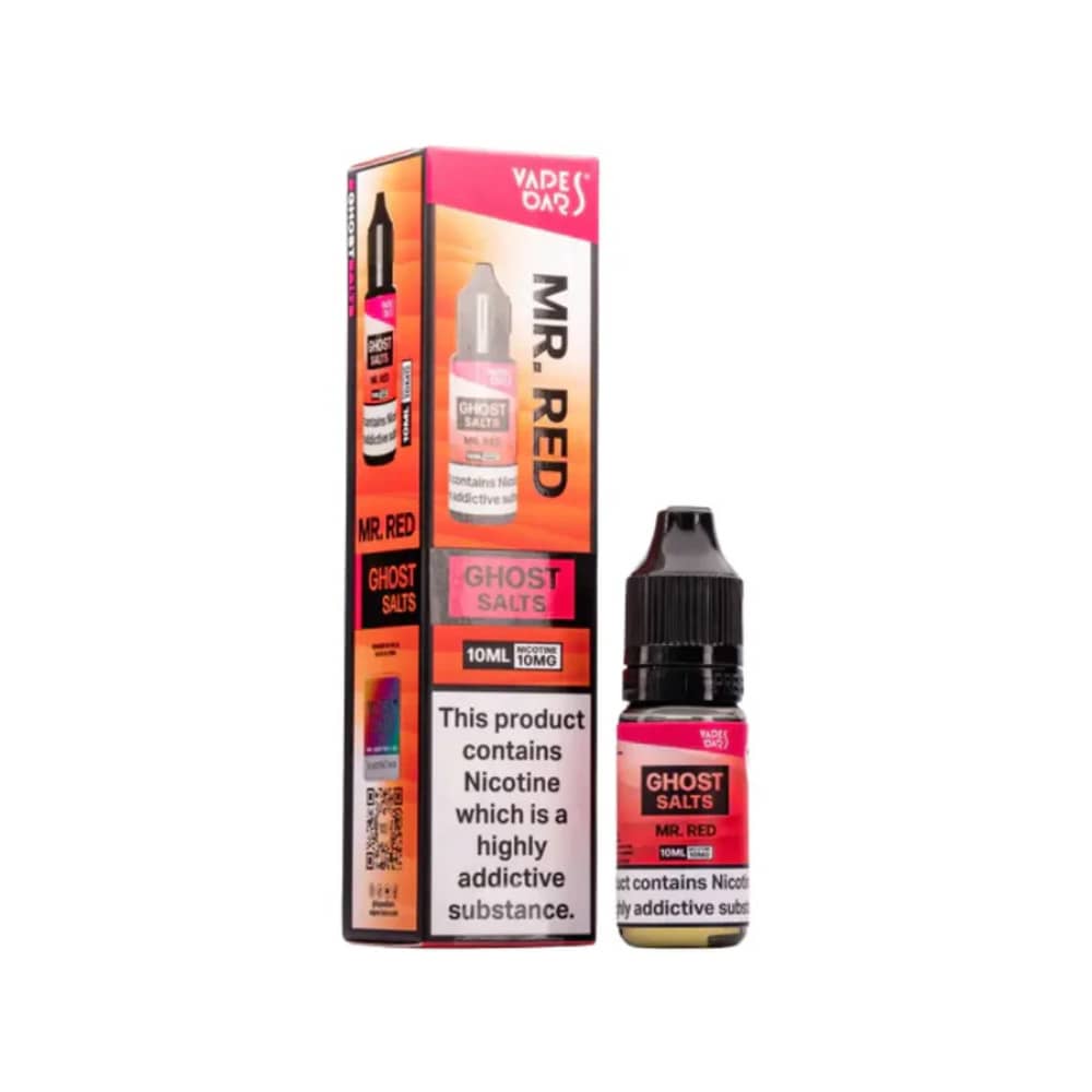 Ghost 3500 Nic Salts e liquids 10ml Mr Red 20mg