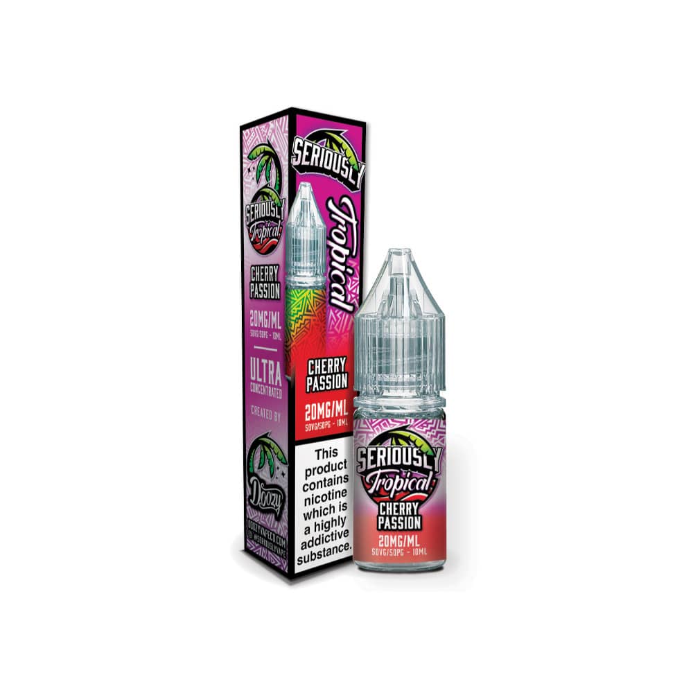 Doozy Serious Tropical Nic Salts e liquids 10ml Cherry Passion 20mg