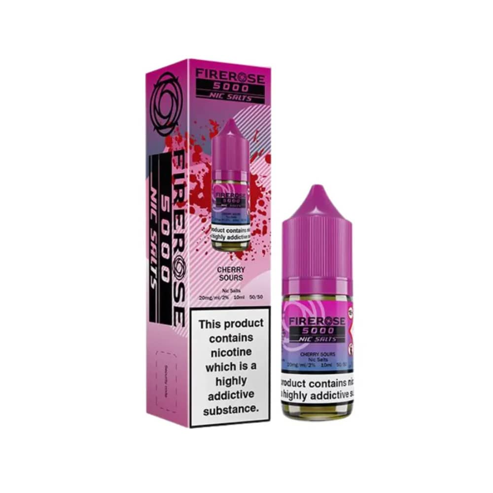 Firerose 5000 Nic Salt e liquids Cherry Sours 10mg