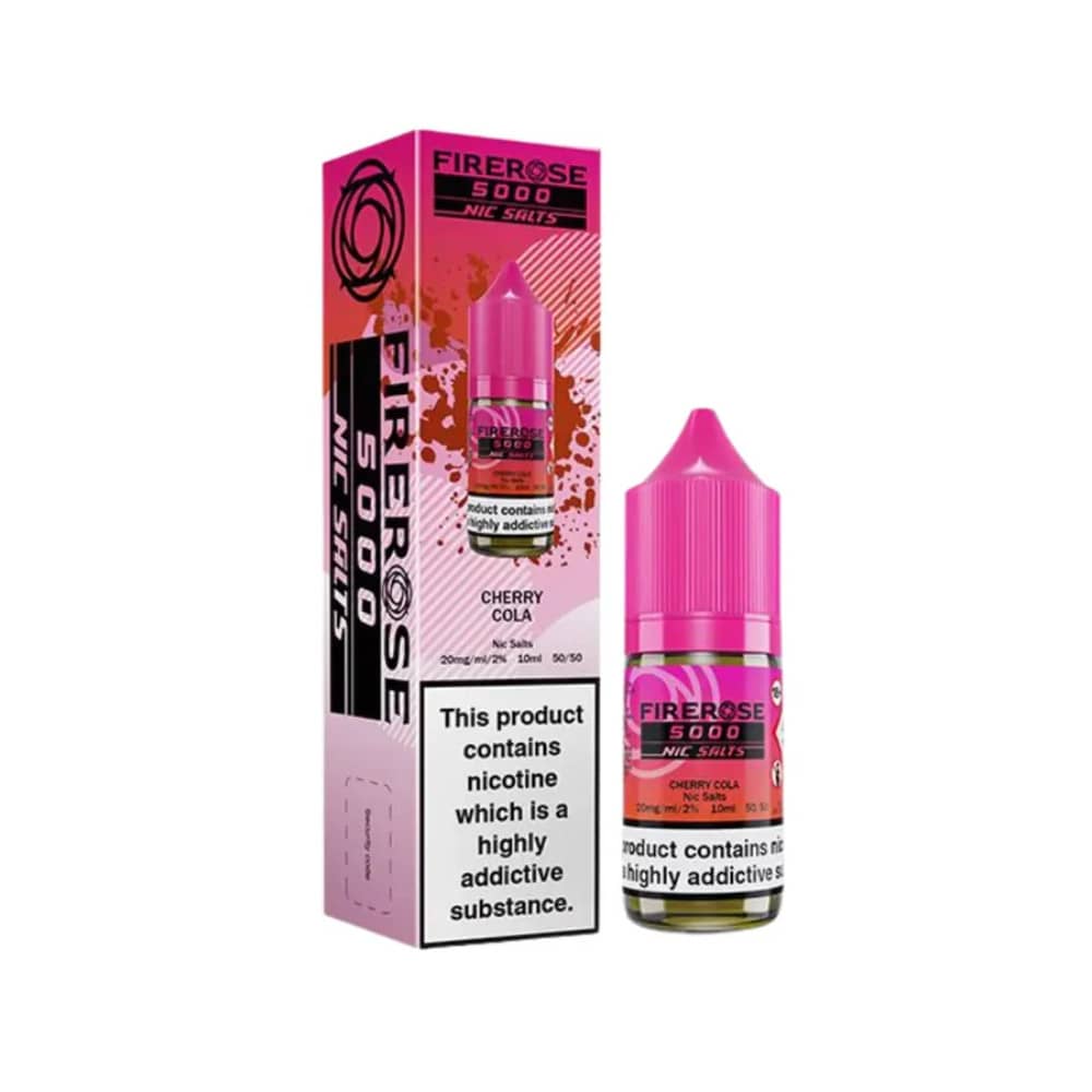Firerose 5000 Nic Salt e liquids Cherry Cola 10mg