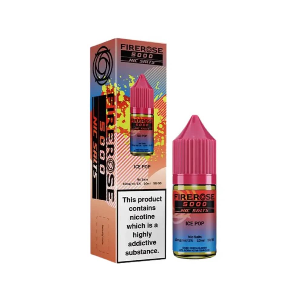 Firerose 5000 Nic Salt e liquids Ice Pop 10mg