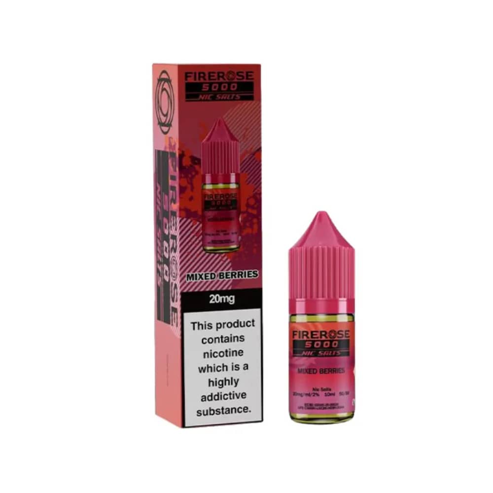 Firerose 5000 Nic Salt e liquids Mixed Berries 10mg