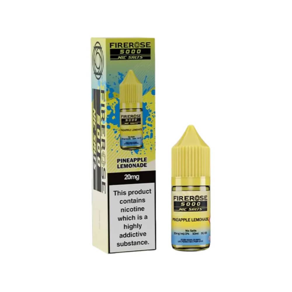Firerose 5000 Nic Salt e liquids Pineapple Lemonade 20mg