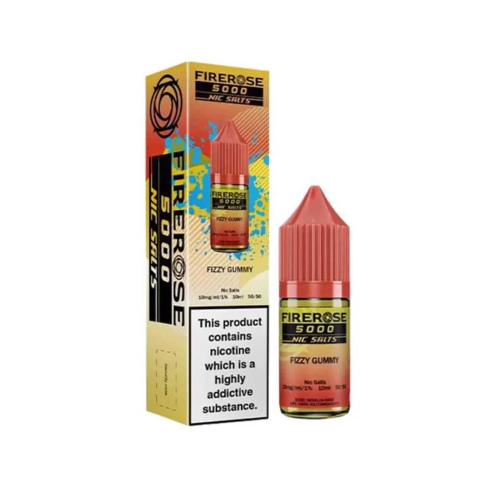 Firerose 5000 Nic Salt e liquids Fizzy Gummy 10mg