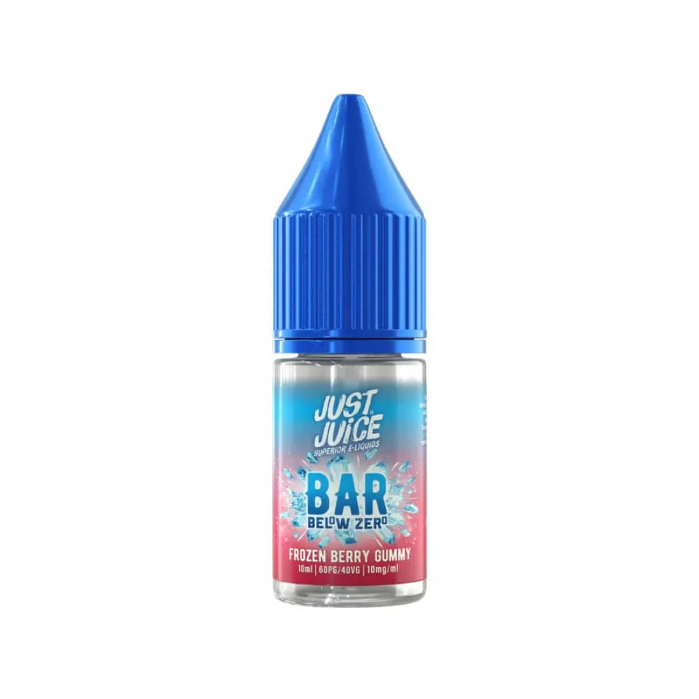 Just Juice Below Zero Nic Salts e liquids 10ml Frozen Berry Gummy 20mg