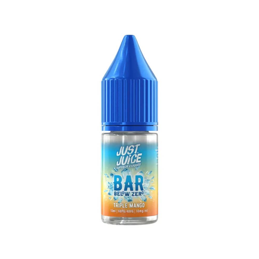 Just Juice Below Zero Nic Salts e liquids 10ml Triple Mango 20mg