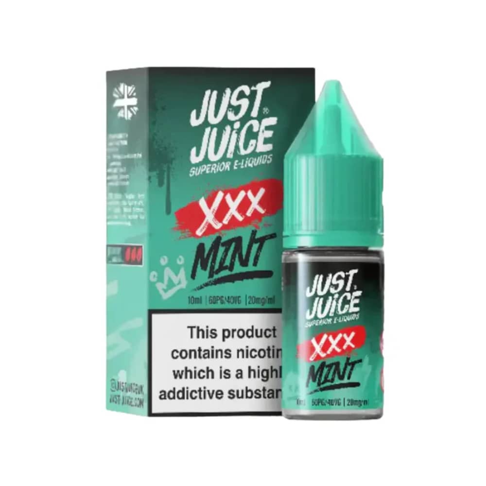 Just Juice Mint Nic Salts e liquids 10ml XXX Mint 10mg