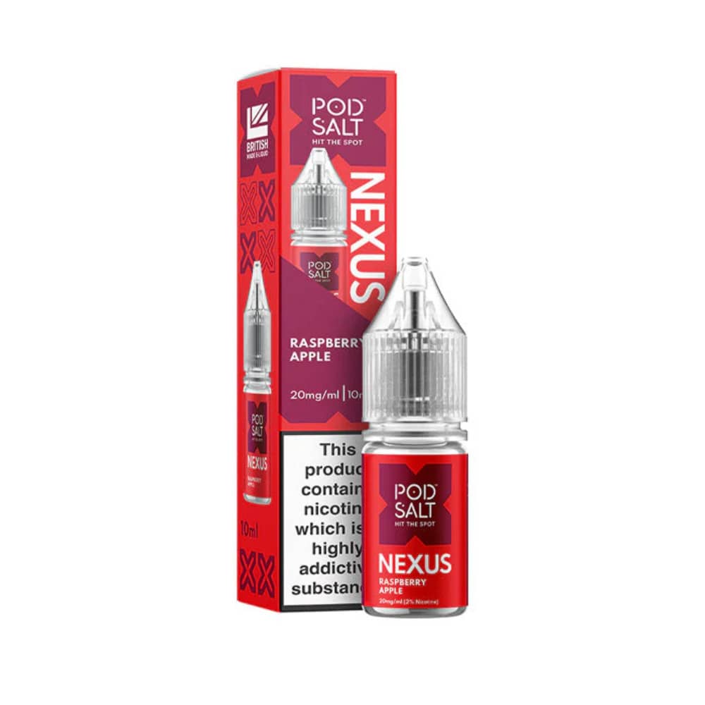 Pod Salt Nexus e liquids 10ml Raspberry Apple 20mg