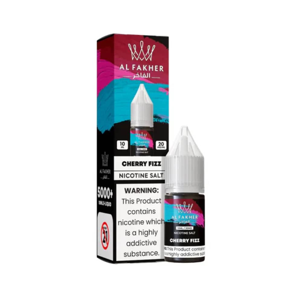 Al Fakher Nic Salts e liquids 10ml Cherry Fizz 20mg