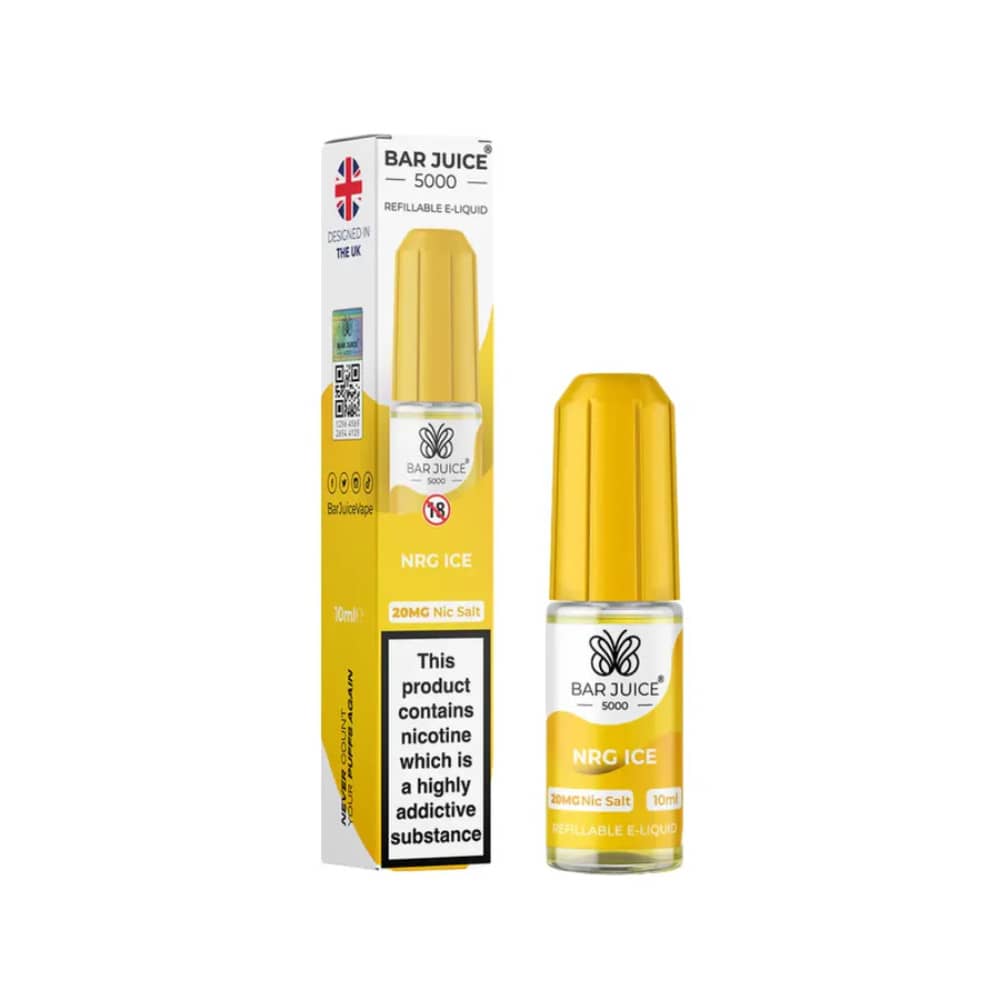 Bar Juice 5000 Nic Salt e-liquids Energy Ice 10mg
