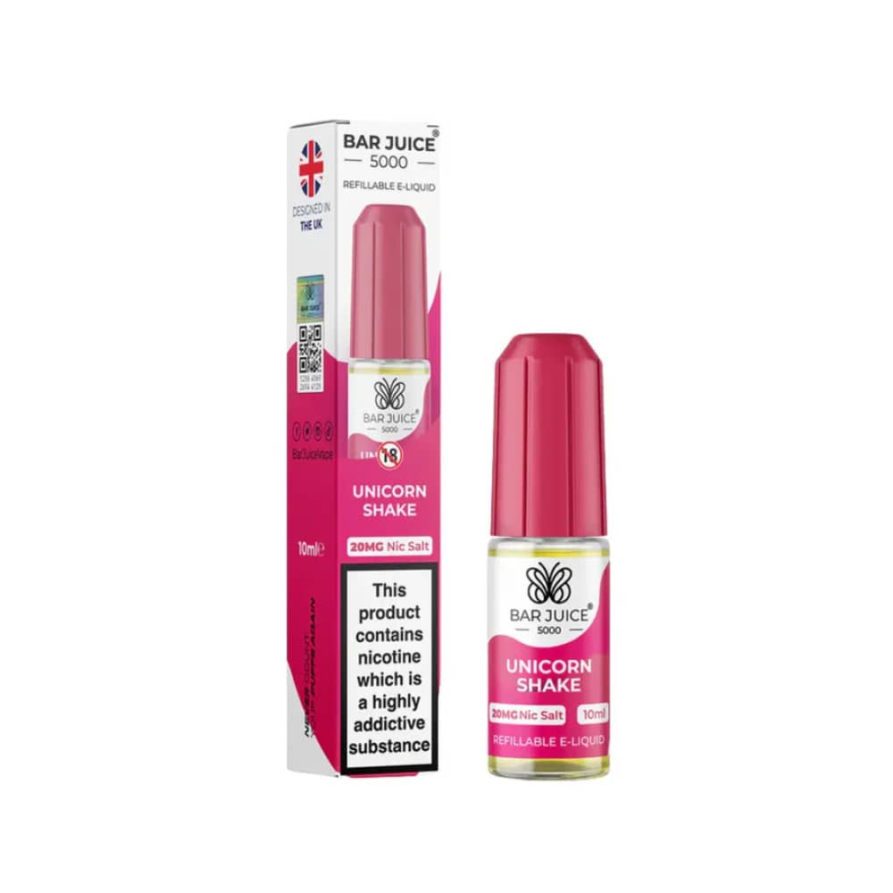 Bar Juice 5000 Nic Salt e-liquids Unicorn Shake 10mg