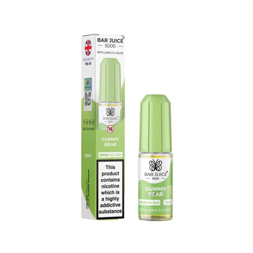 Bar Juice 5000 Nic Salt e-liquids Gummy Bear 10mg