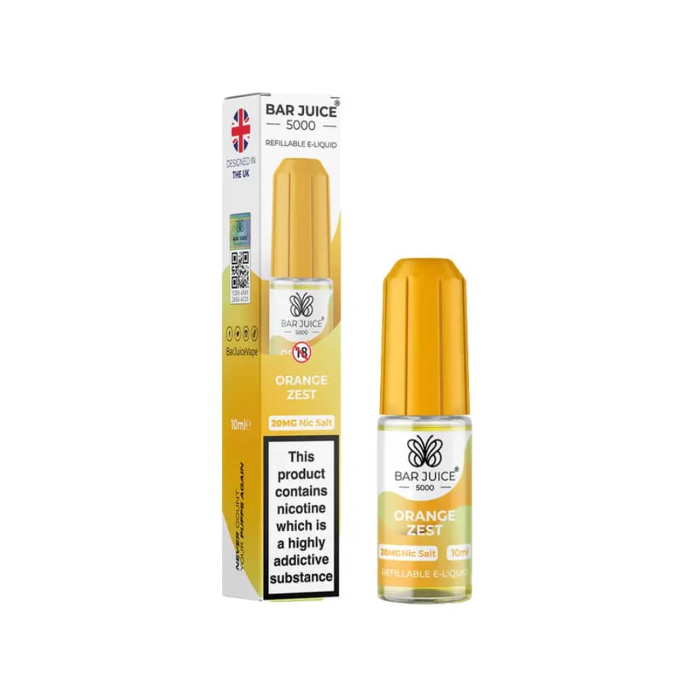 Bar Juice 5000 Nic Salt e-liquids Orange Zest 10mg