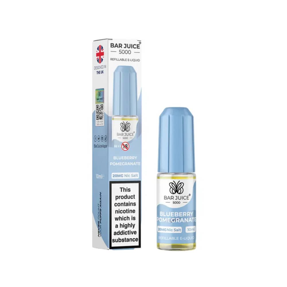 Bar Juice 5000 Nic Salt e-liquids Blueberry Pomegranate 10mg
